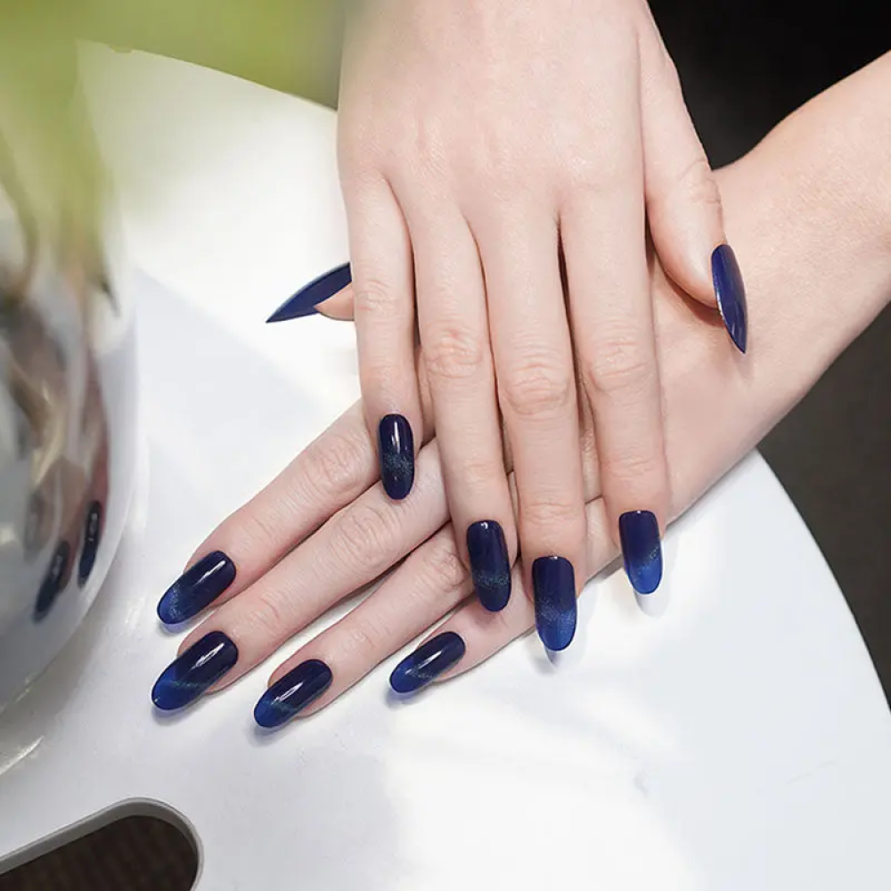 Dark blue cateye